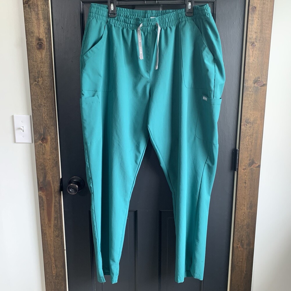 Maevn Cargo Scrub Pants Womens Size 2XL Teal Lightweight Comfortable